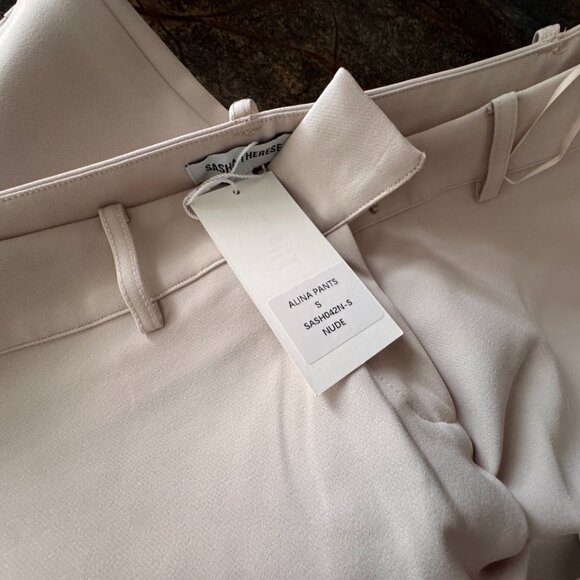 Sasha Therese - Alina Tailored Pants Nude (S) - Picture 2 of 4